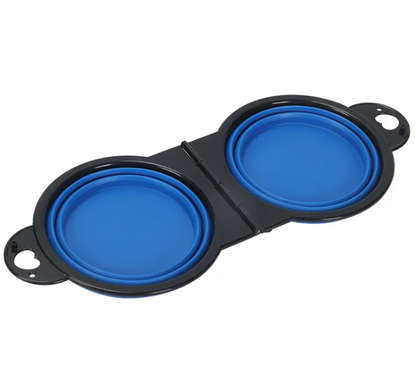 Foldable Silicone Pet Bowl for Travel & Outdoors