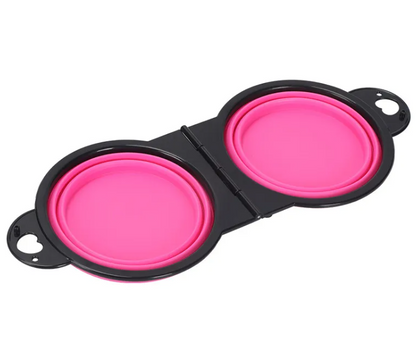 Foldable Silicone Pet Bowl for Travel & Outdoors
