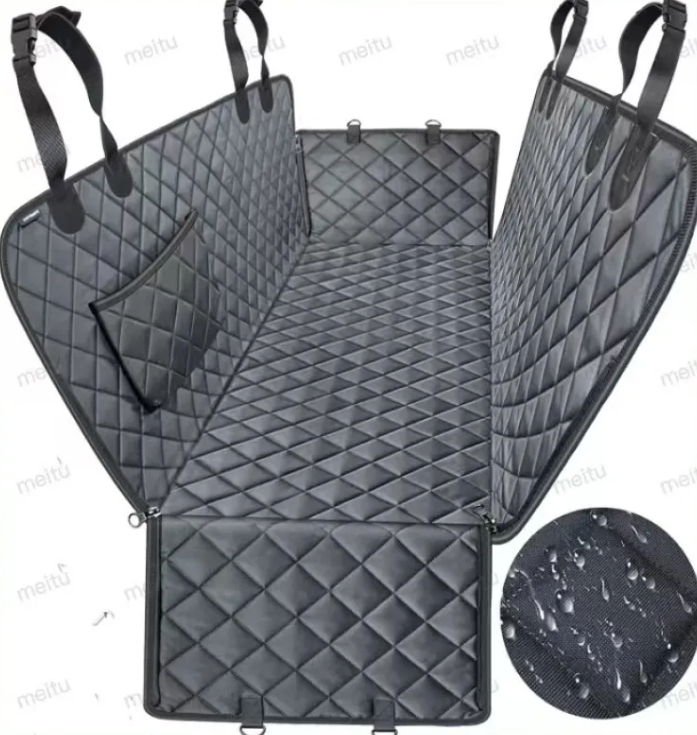 Pet Car Seat Blanket with Pocket