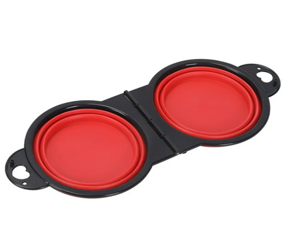 Foldable Silicone Pet Bowl for Travel & Outdoors